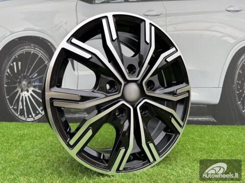 Ratlankis R16x6.5  5X160  ET  56  65.1  6408  Black Polished (MB)  For FORD  (Z6)  ((max 1250kg))