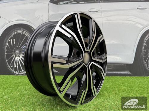 Ratlankis R16x6.5  5X160  ET  56  65.1  6408  Black Polished (MB)  For FORD  (Z6)  ((max 1250kg))
