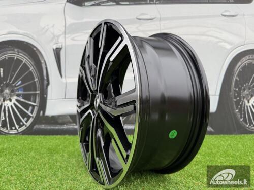 Ratlankis R16x6.5  5X130  ET  56  89.1  6408  Black Polished (MB)  For RENAU  (K8)  (HYBRID FORGED (max 1250kg))