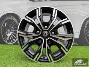 Ratlankis R16x6.5  5X130  ET  56  89.1  6408  Black Polished (MB)  For RENAU  (K8)  (HYBRID FORGED (max 1250kg))