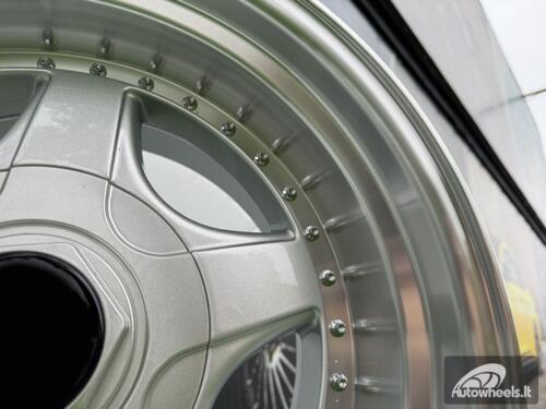 Ratlankis R17x8.5  5X120  ET  20  74.1  7813F  Silver+Polished Lip (SP)  For BMW  (Z6+Z7)  (BBS Style Rear+Front)