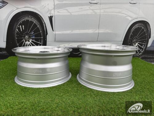 Ratlankis R17x8.5  5X120  ET  20  74.1  7813F  Silver+Polished Lip (SP)  For BMW  (Z6+Z7)  (BBS Style Rear+Front)