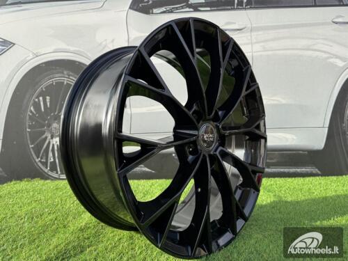 Ratlankis R19x7.5  5X112  ET  51  57.1  3S1279  (YF5686)  Black Polished (MB)  For VW  (Z6)  (HYBRID FORGED)