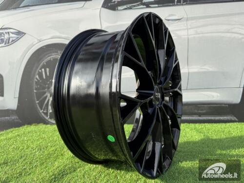 Ratlankis R19x7.5  5X112  ET  51  57.1  3S1279  (YF5686)  Black Polished (MB)  For VW  (Z6)  (HYBRID FORGED)