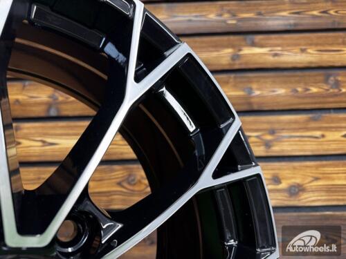 Ratlankis R19x7.5  5X112  ET  51  57.1  3S1279  (YF5686)  Black Polished (MB)  For VW  (Z6)  (HYBRID FORGED New Model)