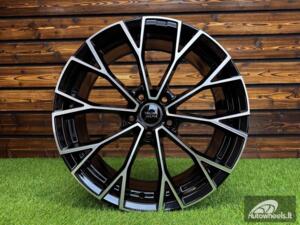 Ratlankis R19x7.5  5X112  ET  51  57.1  3S1279  (YF5686)  Black Polished (MB)  For VW  (Z6)  (HYBRID FORGED New Model)