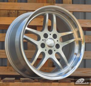 Ratlankis R19x8.5  5X120  ET  15  74.1  A5913  (JT141)  Machined Silver (MS)  For BMW  (Z3)  (Rear+Front)
