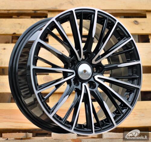 Ratlankis R16x7  4X100  ET  35  67.1  FBX042  Black Polished (MB)  For RACIN  (K3)  (HYBRID FORGED)