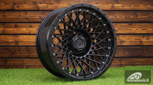 Ratlankis R17x9  5X127  ET  M10  71.5  FBX085  Black Matt (BM)  For 4X4  (K3)  (HYBRID FORGED)