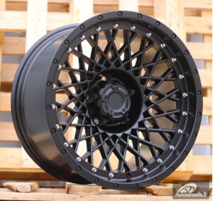 Ratlankis R17x9  5X127  ET  M10  71.5  FBX085  Black Matt (BM)  For 4X4  (K3)  (HYBRID FORGED)