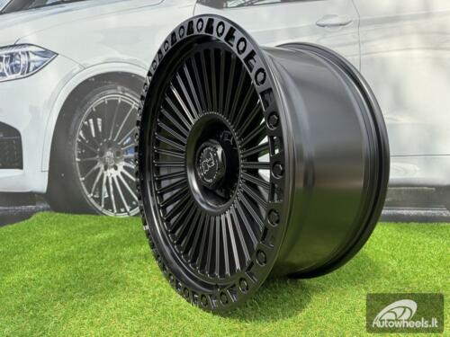 Ratlankis R20x9  5X127  ET  M10  71.5  FBX086  Black Matt (BM)  For 4X4  (K3)  (HYBRID FORGED)