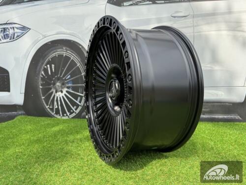 Ratlankis R20x9  5X127  ET  M10  71.5  FBX086  Black Matt (BM)  For 4X4  (K3)  (HYBRID FORGED)