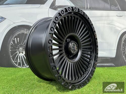 Ratlankis R20x9  5X127  ET  M10  71.5  FBX086  Black Matt (BM)  For 4X4  (K3)  (HYBRID FORGED)