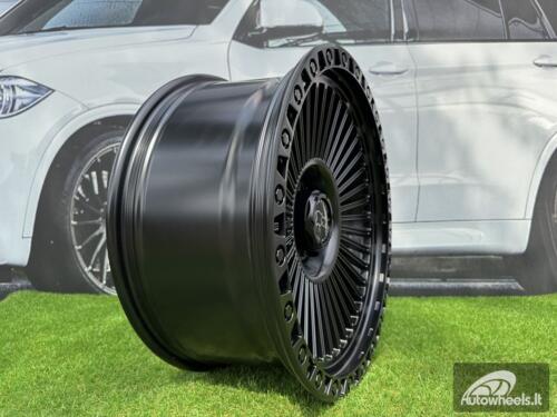 Ratlankis R20x9  5X127  ET  M10  71.5  FBX086  Black Matt (BM)  For 4X4  (K3)  (HYBRID FORGED)