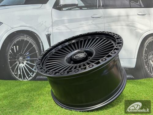 Ratlankis R20x9  5X127  ET  M10  71.5  FBX086  Black Matt (BM)  For 4X4  (K3)  (HYBRID FORGED)