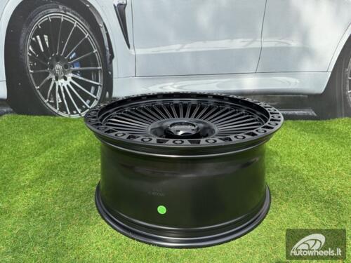 Ratlankis R20x9  5X127  ET  M10  71.5  FBX086  Black Matt (BM)  For 4X4  (K3)  (HYBRID FORGED)