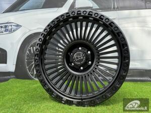 Ratlankis R20x9  5X127  ET  M10  71.5  FBX086  Black Matt (BM)  For 4X4  (K3)  (HYBRID FORGED)
