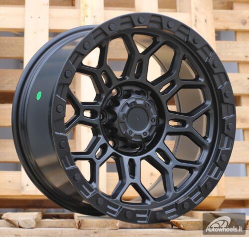 Ratlankis R16x8  6X139.7  ET  0  106.1  FBX317  Black Matt (BM)  For 4X4  (K3)  (HYBRID FORGED)