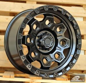 Ratlankis R18x9  6X139.7  ET  0  110.1  JT178  Black Matt (BM)  For 4X4  (K3)