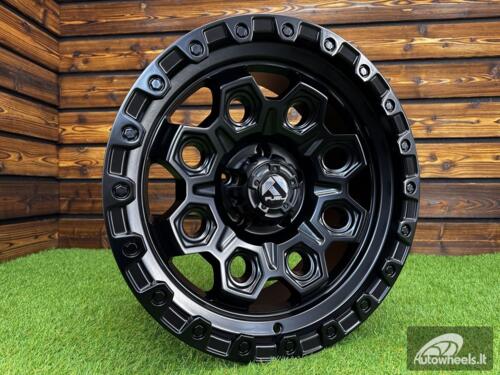 Ratlankis R18x9  5X127  ET  M10  71.5  JT178  Black Matt (BM)  For 4X4  (M)