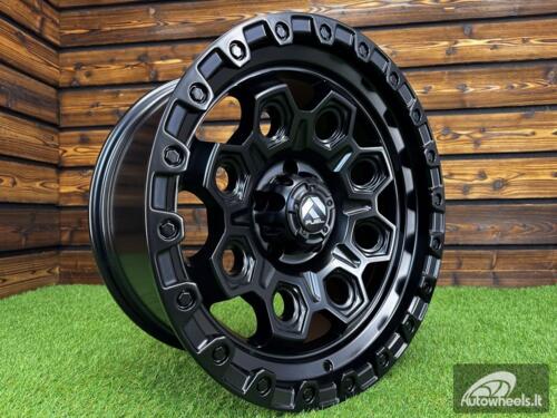 Ratlankis R18x9  5X127  ET  M10  71.5  JT178  Black Matt (BM)  For 4X4  (M)