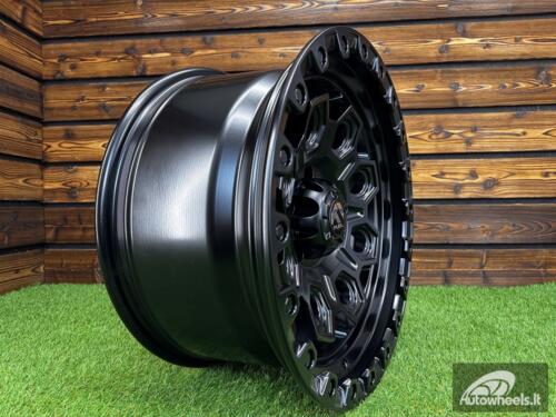 Ratlankis R18x9  5X127  ET  M10  71.5  JT178  Black Matt (BM)  For 4X4  (M)