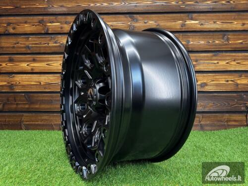 Ratlankis R18x9  5X127  ET  M10  71.5  JT178  Black Matt (BM)  For 4X4  (M)