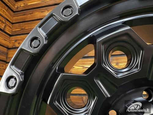 Ratlankis R18x9  5X127  ET  M10  71.5  JT178  Black Matt (BM)  For 4X4  (M)