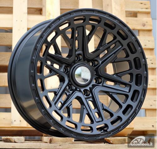Ratlankis R18x9  6X139.7  ET  0  110.1  JT206  Black Matt (BM)  For 4X4  (K3)