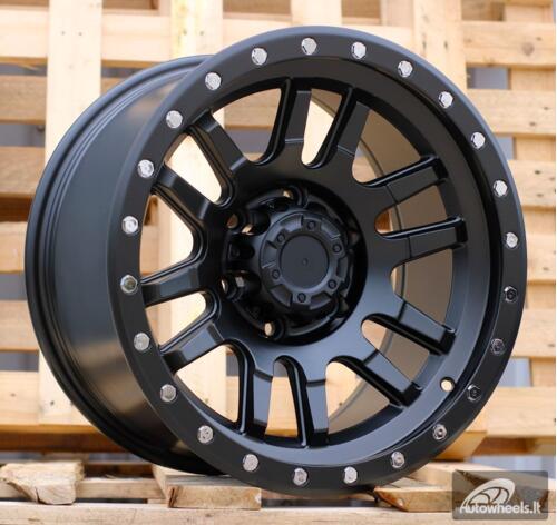 Ratlankis R17x9  6X139.7  ET  0  110.1  JT243  Black Polished (MB)  For 4X4  (K3)