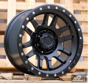 Ratlankis R17x9  6X139.7  ET  0  110.1  JT243  Black Polished (MB)  For 4X4  (K3)