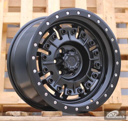 Ratlankis R17x9  5X127  ET  M10  71.5  JT250  Black Polished (MB)  For 4X4  (K3)