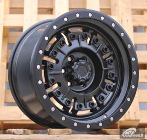 Ratlankis R17x9  5X127  ET  M10  71.5  JT250  Black Polished (MB)  For 4X4  (K3)