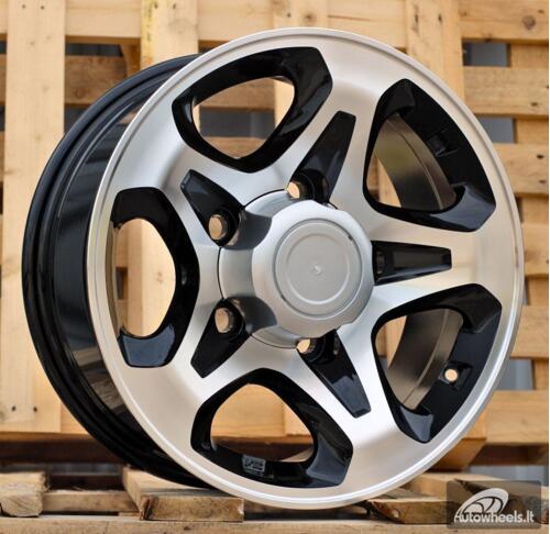 Ratlankis R16x7  5X150  ET  0  110.1  JT296  Black Polished (MB)  For 4X4  (K3)