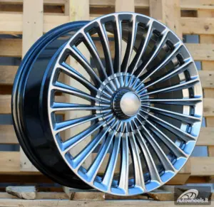 Ratlankis R18x8  5X112  ET  35  66.5  REW036  Hyper Black (HB)  For MER  (K4)