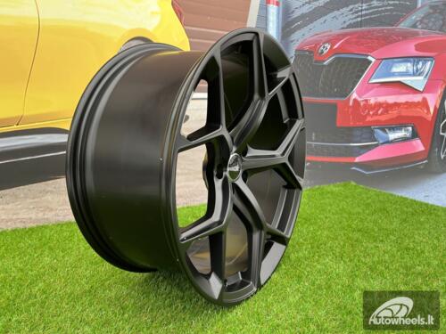 Ratlankis R21x9  5X112  ET  35  66.5  I5598  (FBX112)  Black Half Matt (BLHM)  For AUD  (Z5+A)  (HYBRID FORGED)