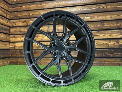 Ratlankis R20x9  6X139.7  ET  15  106.1  F3045  Black Half Matt (BLHM)  For RACIN  (Z3)  (HYBRID FORGED)