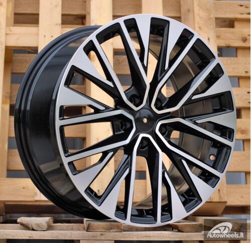 Ratlankis R18x8  5X112  ET  39  66.5  F733  (F8733)  Black Polished (MB)  For AUD  (Z5)  (HYBRID FORGED)