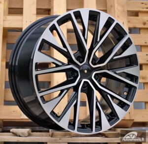 Ratlankis R18x8  5X112  ET  39  66.5  F733  (F8733)  Black Polished (MB)  For AUD  (Z5)  (HYBRID FORGED)