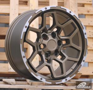 Ratlankis R18x9  6X139.7  ET  0  106.1  F8720  Bronze+Polished Lip (YYPL)  For 4X4  (Z5)  (HYBRID FORGED)