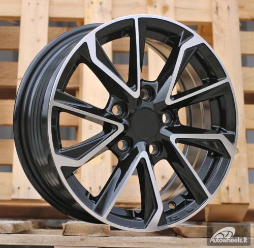 Ratlankis R15x6  5X114.3  ET  40  54.1  I5340  Black Polished (MB)  For TOYOT  (Z5)