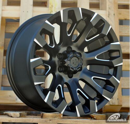 Ratlankis R17x9  6X114.3  ET  0  66.1  JT255  Black Matt (BM)  For 4X4  (K3)  (MB+Milling Spoke)