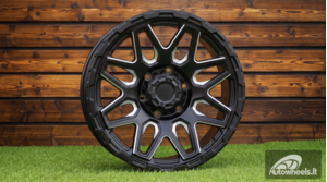 Ratlankis R17x9  6X139.7  ET  0  110.1  JT257  Black Matt (BM)  For 4X4  (K3)  (MB+Milling Spoke)