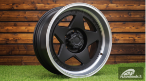 Ratlankis R18x9  5X127  ET  M12  71.5  JT274  Black Matt (BM)  For 4X4  (K3)  (MB+MACHINE LIP)