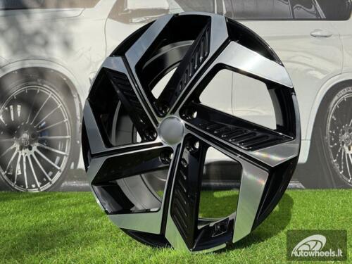 Ratlankis R18x7.5  5X114.3  ET  51  67.1  D1926  (BK1224)  Black Polished (MB)  For HYUND  (P+R)  (NEW MODEL)