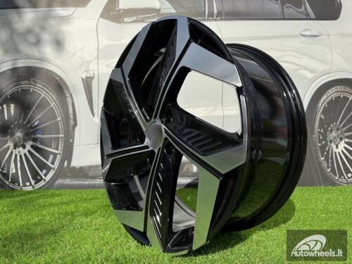 Ratlankis R18x7.5  5X114.3  ET  51  67.1  D1926  (BK1224)  Black Polished (MB)  For HYUND  (P+R)  (NEW MODEL)