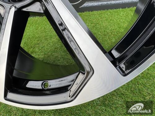 Ratlankis R20x8.5  5X112  ET  38  66.5  B5213  (YF7070)  Black Polished (MB)  For AUD  (Z5)  (HYBRID FORGED)