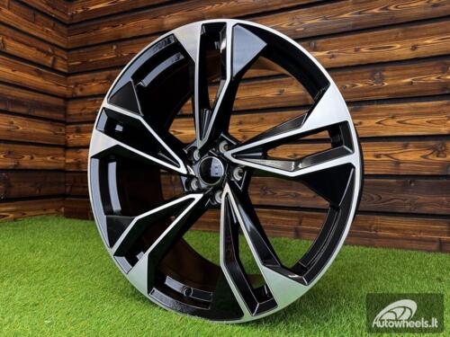 Ratlankis R17x7.5  5X112  ET  35  66.5  I5493  (YF5493)  Black Polished (MB)  For AUD  (Z4)  (HYBRID FORGED)