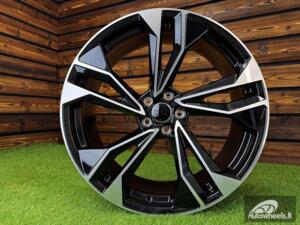 Ratlankis R17x7.5  5X112  ET  35  66.5  I5493  (YF5493)  Black Polished (MB)  For AUD  (Z4)  (HYBRID FORGED)