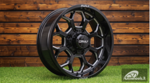 Ratlankis R20x10  8X180  ET  M19  125.2  B1960  Black (BL)  For 4X4  (Z1)  (Milling)